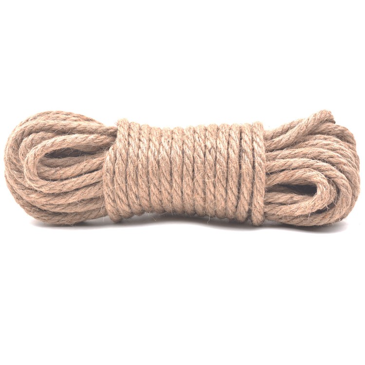 חבל קשירה בגוון טבעי למשחקי בונדאג'