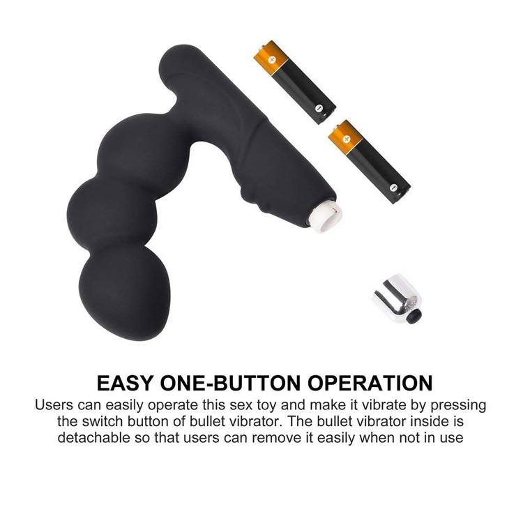 מעסה רוטט לפרוסטטה עם שלושה כדורים