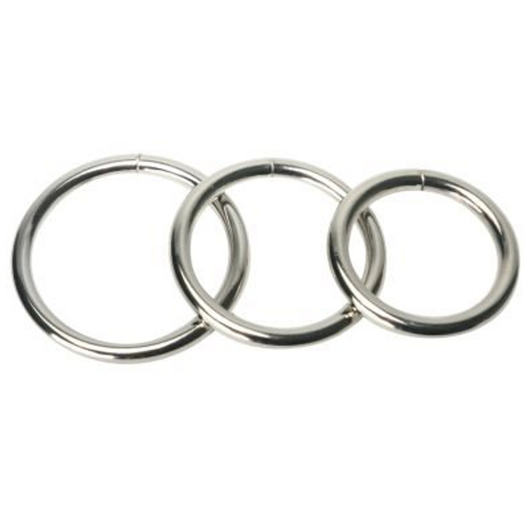 סט 3 טבעות קוק רינג מתכת