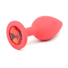 פלאג סיליקון במידה גדולה עם אבן תכשיט