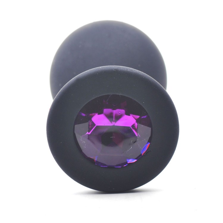 פלאג סיליקון במידה גדולה עם אבן תכשיט