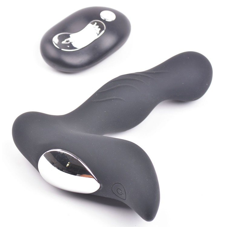 ויברטור לגבר לבלוטת הערמונית עם שלט אלחוטי