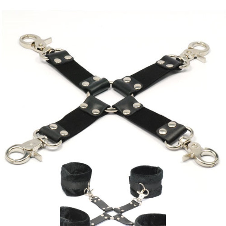 סט קשירת חזרזיר עם ארבעה אזיקי סקוץ