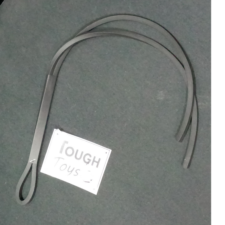 שוט גומי עם 2 זנבות מרובעים 5x5mm מסדרת האקסטרים