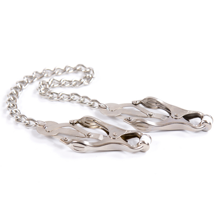 מצבטי פטמות יפניים חזקים עם גומי לבן