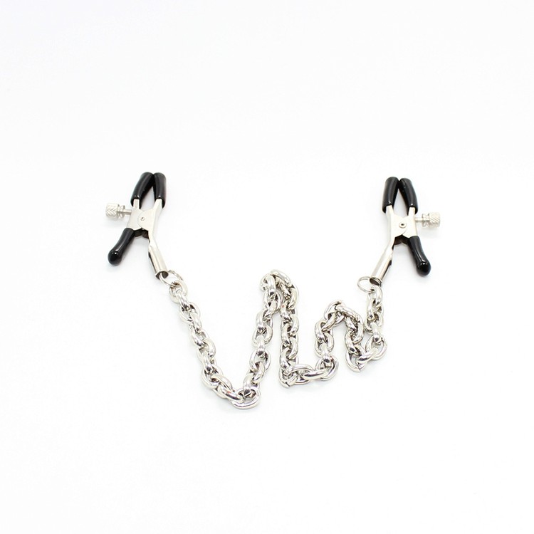 מצבטי פטמות מתכווננים עם שרשרת