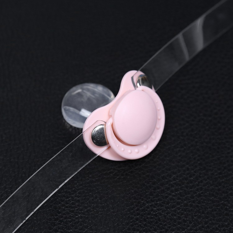 גאג מוצץ למשחקי DDLG עשוי סיליקון