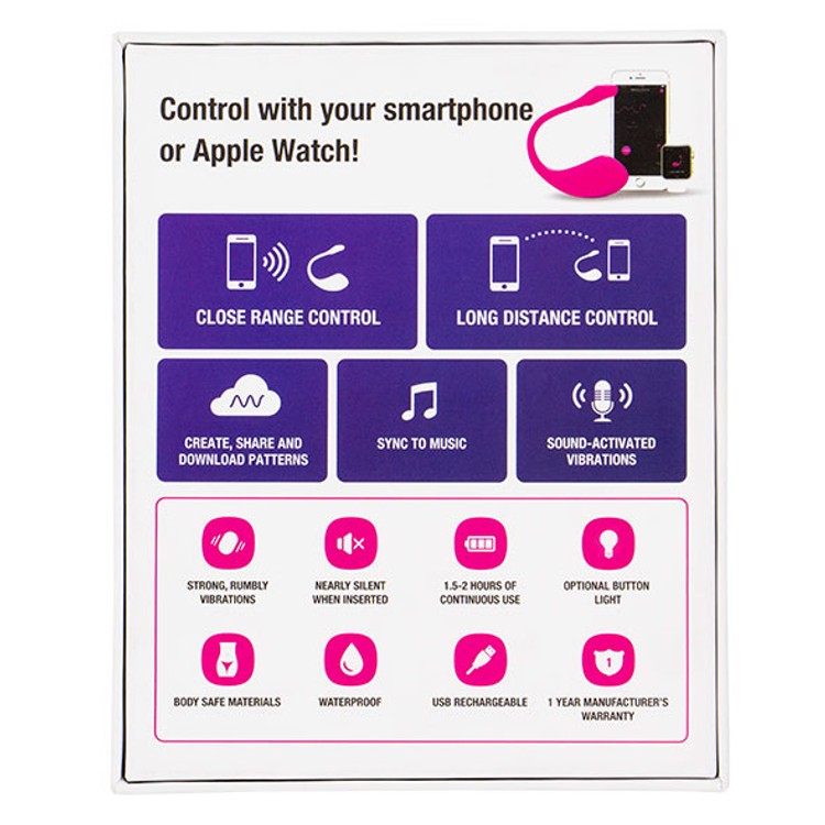 ויברטור מופעל באמצעות אפליקציה 2 Lovense Lush המקורי