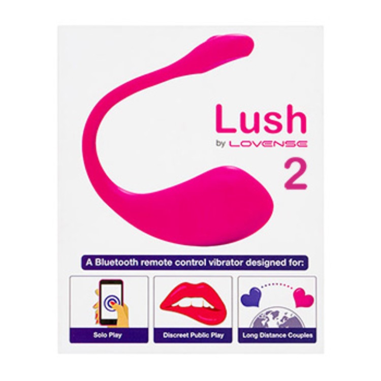 ויברטור מופעל באמצעות אפליקציה 2 Lovense Lush המקורי