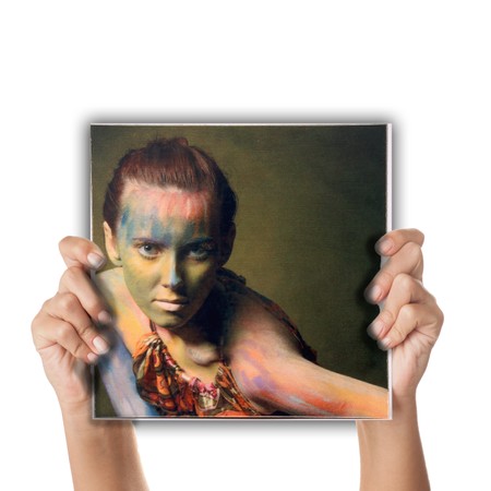 הדפסה על בלוק עץ 15X15cm