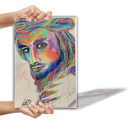 הדפסה על בלוק עץ 20X30cm