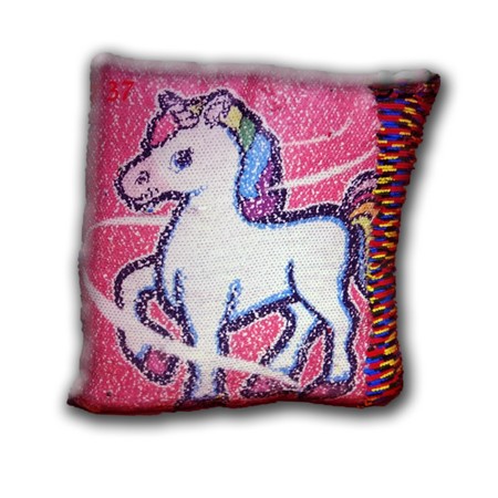 כרית פייטים חד קרן