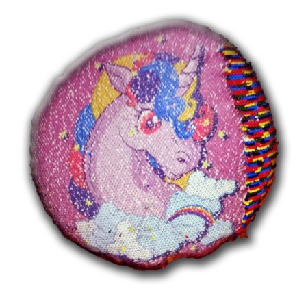 כרית פייטים חד קרן