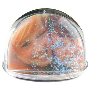 בדולח נצנצים לבבות אדומים או צבעוניים