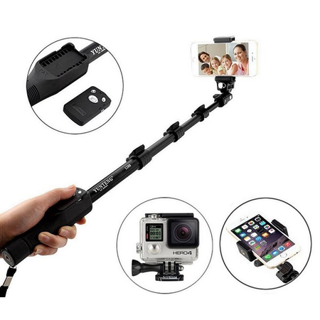 מוט סלפי אלחוטי לצילום איכותי+ שלט בלוטות' Wireless Selfi Stick