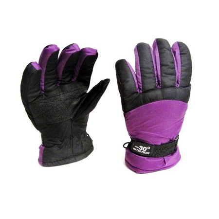 זוג כפפות שלג תרמיות לילדים קטנים מבודד מקור ונגד גשם גילאים 4-8 בנים / בנות במבחר גוונים