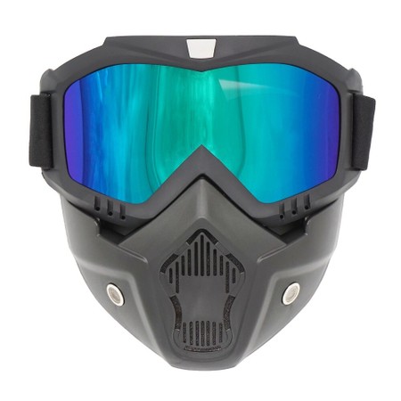 משקפי סקי / גוגל לסקי לכיסוי הפנים עם פתחי אוורור - מסנן קרינה 400UV ומונע אדים