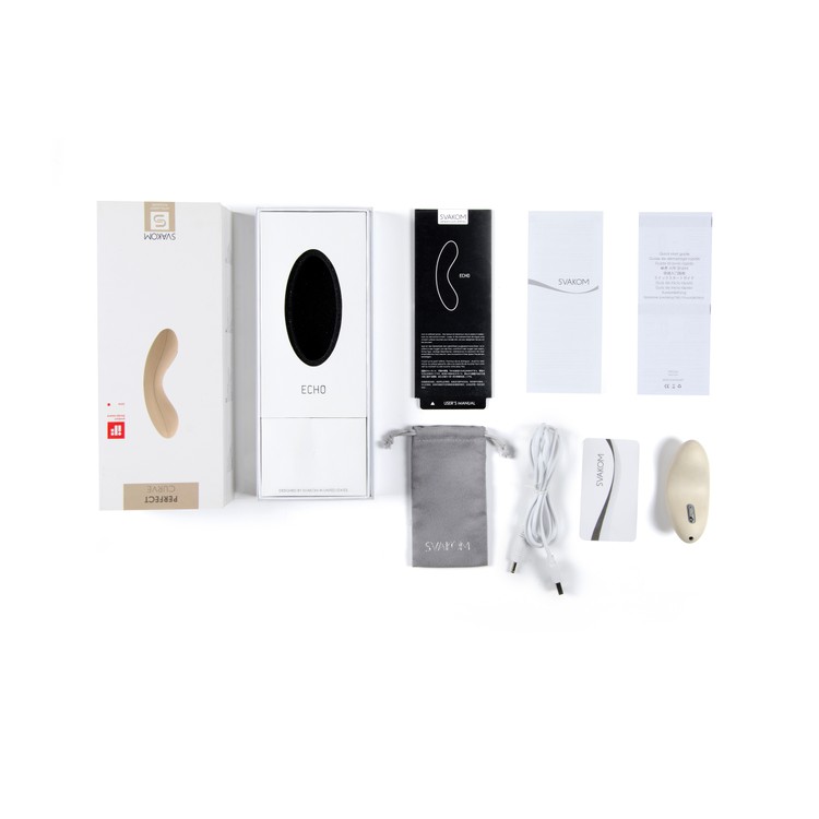 SVAKOM Echo - ויברטור חיצוני עם עיצוב חדשני וארגונומי