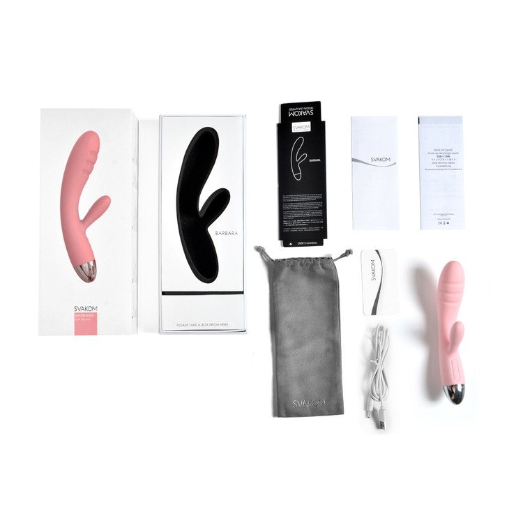 Barbara ויברטור עם צלעות רטט ומצב חכם מבית SVAKOM