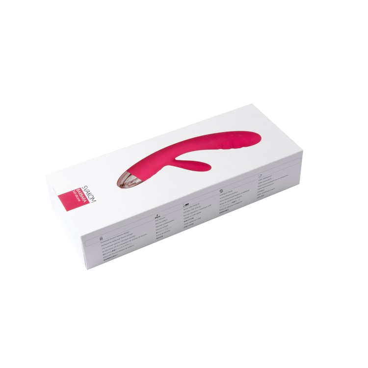 Barbara ויברטור עם צלעות רטט ומצב חכם מבית SVAKOM