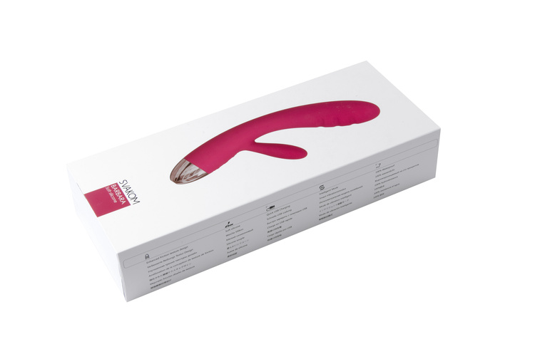 Barbara  - ויברטור עם צלעות רטט 2 מנועים ומצב חכם