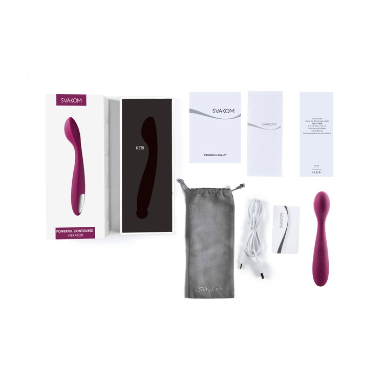 Keri מבית סואקום ויברטור לG ולדגדגן עם עיצוב יחודי