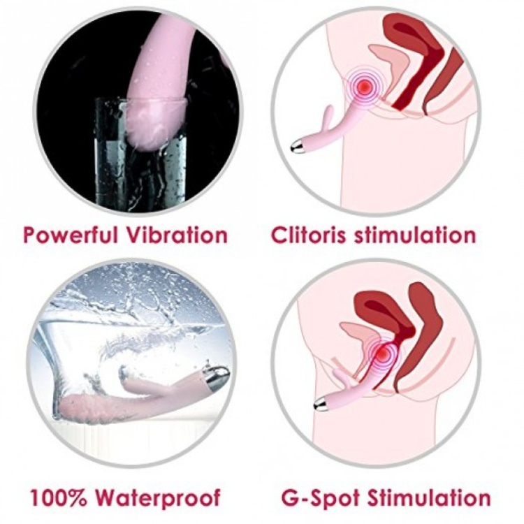 Barbara  - ויברטור עם צלעות רטט 2 מנועים ומצב חכם