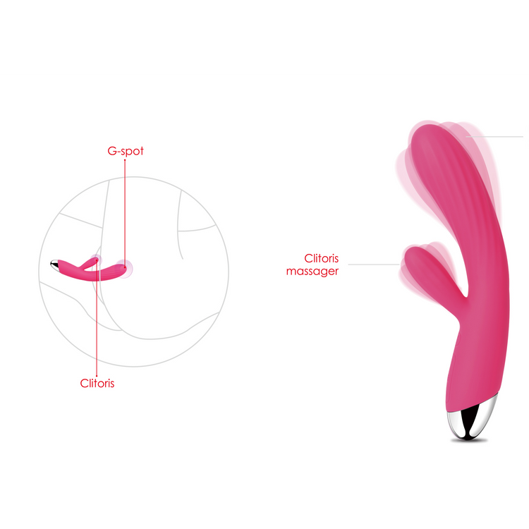 Angel ויברטור מתחם עם שני מנועי רטט מבית SVAKOM