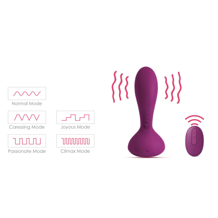 Julie - פלאג אנאלי חכם עם שלט