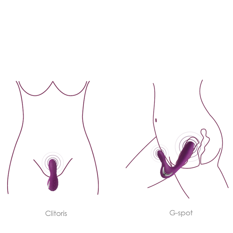 SVAKOM Vesper  / ויברטור דו מנועי מתחמם חזק במיוחד