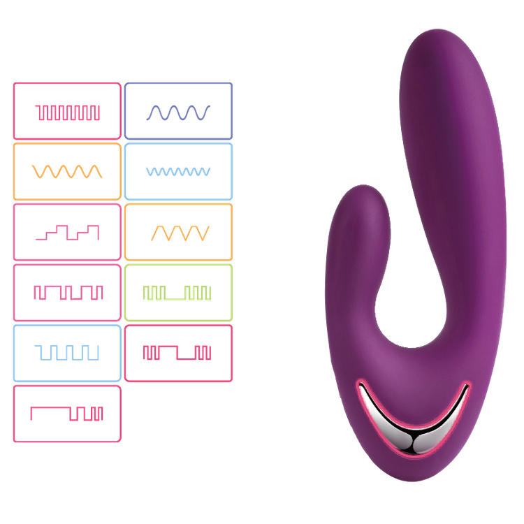 SVAKOM Vesper  / ויברטור דו מנועי מתחמם חזק במיוחד