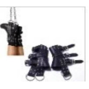 Leather handcuffs for suspension