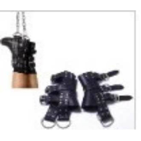 Leather handcuffs for suspension