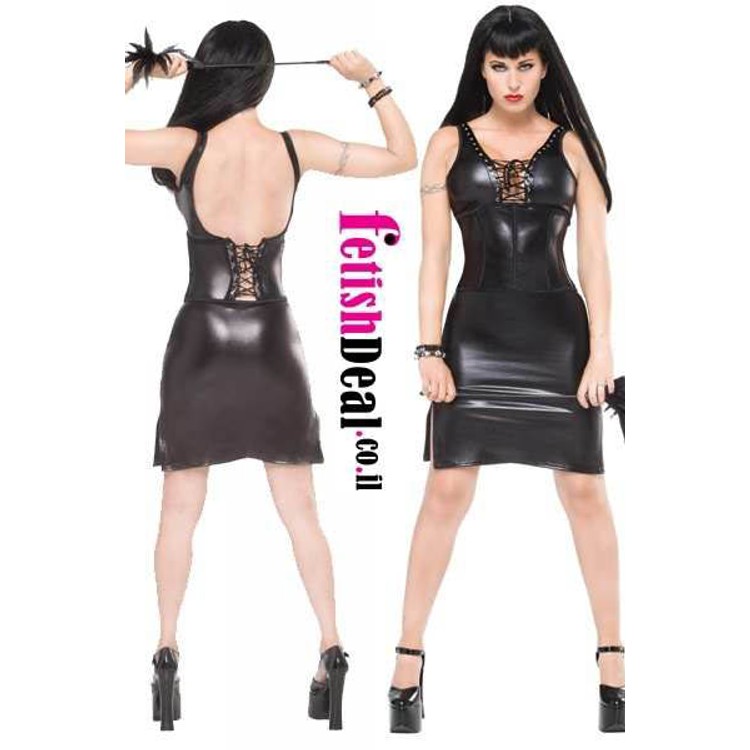 שמלה קצרה פרובקטיבית 2 חלקים