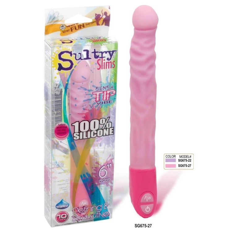 ויברטור סיליקון דק 10 מצבים Sultry Slims NMC