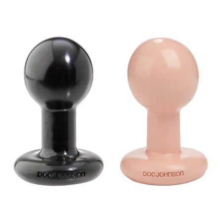 Round Butt Plug Butt Anal Plug Small Ball Shape Length 7.5 cm Thickness 4.5 cm Doc Johnson