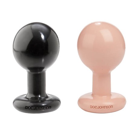 Round Butt Plug Butt Anal Plug Medium Ball Shape Length 9 cm Thickness 5.5 cm Doc Johnson