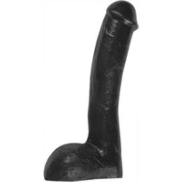 דילדו ריאליסטי שחור דמוי איבר מין גדול אורך 22 סמ עובי 4.5 סמ All Black