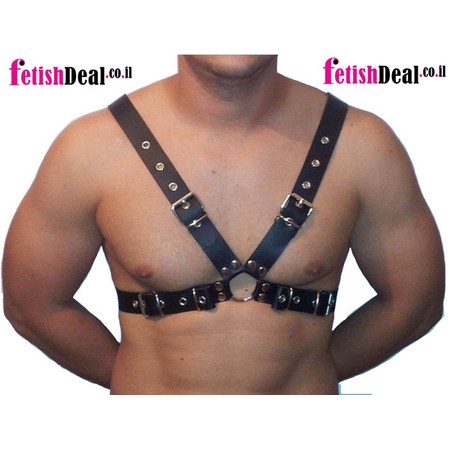 K Harness הרנס לגבר מעור קשיח עבודת יד