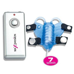 High quality blue vibrating butterfly with 7 vibration modes​ MaxPassion​
