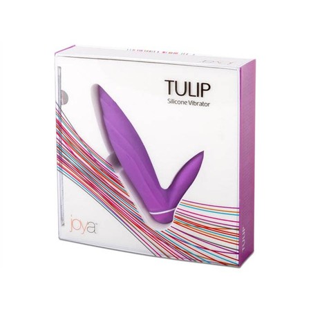 Tulip ויברטור סיליקון עם גירוי דגדגן מבית Joya