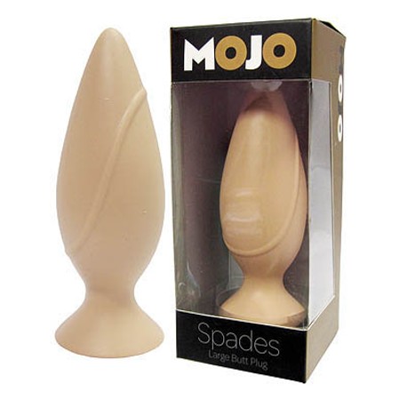 Spades Butt Large silicone plug Length 13 cm Thickness 4.3 cm Mojo