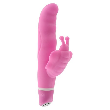 Monarch Pink Silicone Vibrator with Vibe Therapy Orgasm