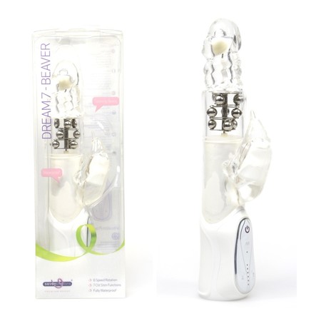 Beaver vibrator with seven vibration modes with rotating metal beads Seven Creations