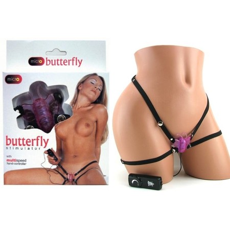 Butterfly Stimulator Butterfly Vibration Purple Multi Speed Seven Creations