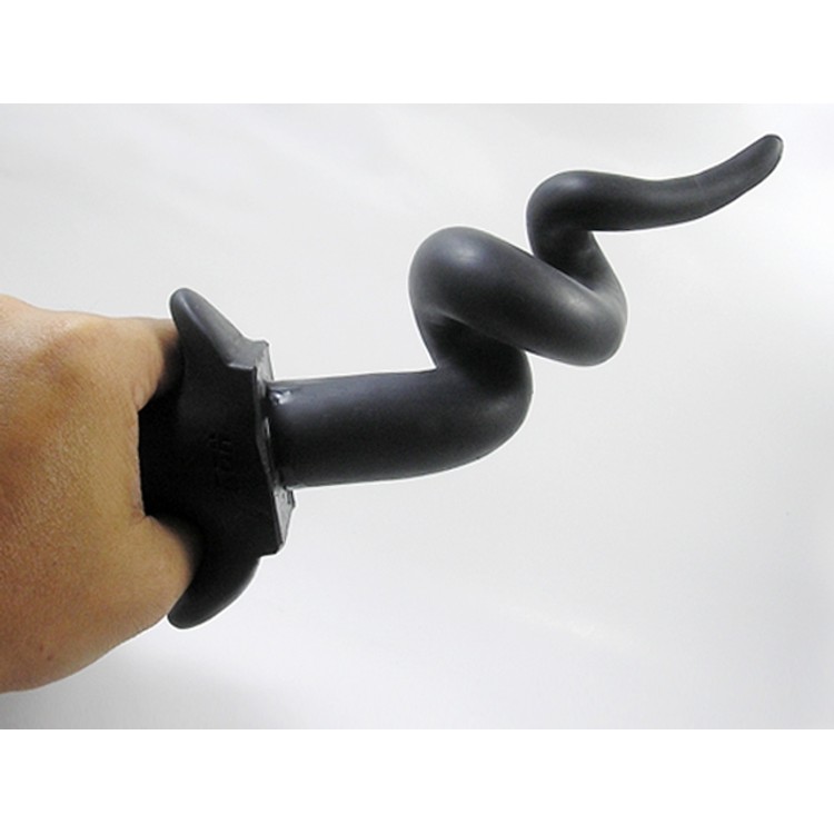 באט פלאג אנאלי בצורת זנב חזיר עשוי סיליקון שחור