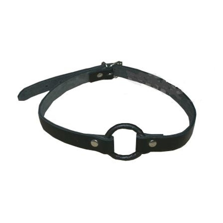 מחסום פה מעור שחור בצורת O לפה פעור