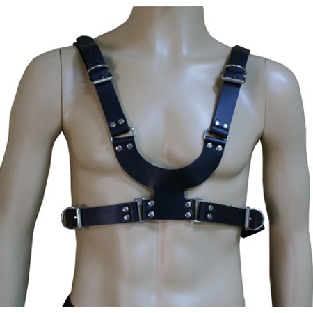 professional large size harness designed with a sexy look from quality leather