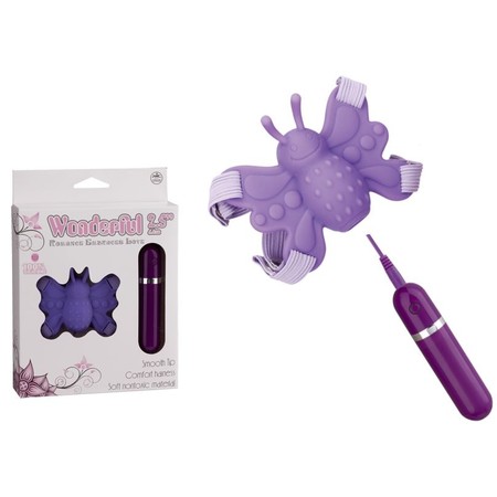 High Quality Purple Silicone Vibration Butterfly 10 NMC Vibration Modes