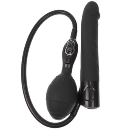 Inflatable Vibrator Vibrating and Inflatable Dildo 7 Strengths 15.5cm Thickness 3cm Seven Creations